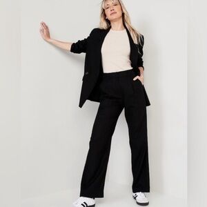 Old Navy Black High-Waisted Wide-Leg Pants size 10